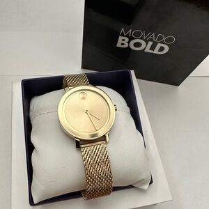 Movado Bold Gold Women’s Watch